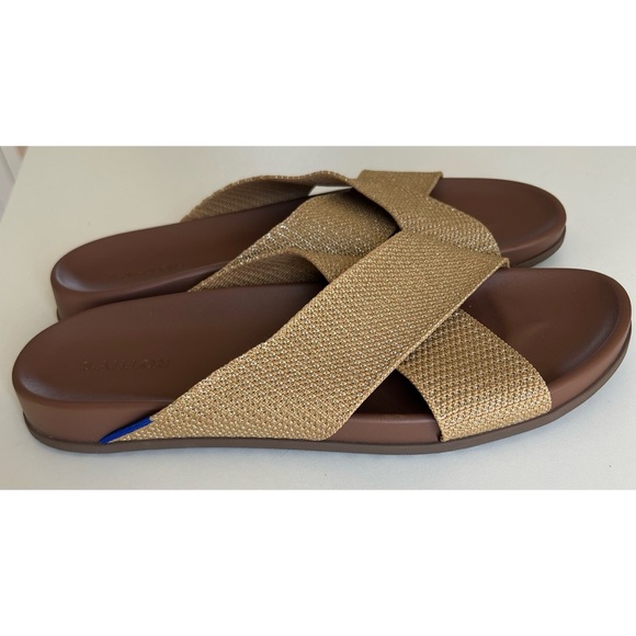 Rothy's The Weekend Golden Sun Slip On Slides 13 - Picture 2 of 15